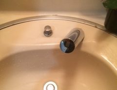 洗面自動水栓交換のイメージ